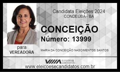 Candidato CONCEIÇÃO 2024 - CONDEÚBA - Eleições