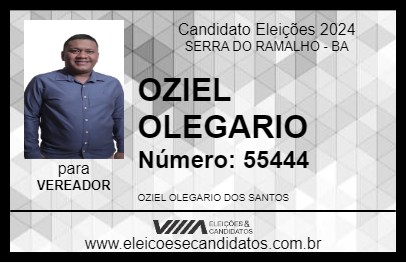 Candidato OZIEL OLEGARIO 2024 - SERRA DO RAMALHO - Eleições