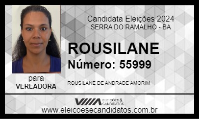 Candidato ROUSILANE 2024 - SERRA DO RAMALHO - Eleições