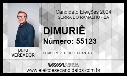 Candidato DIMURIÊ 2024 - SERRA DO RAMALHO - Eleições