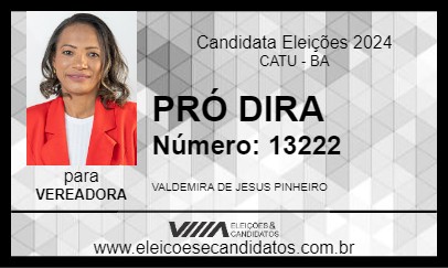 Candidato PRÓ DIRA 2024 - CATU - Eleições