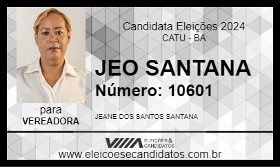 Candidato JEU SANTANA 2024 - CATU - Eleições