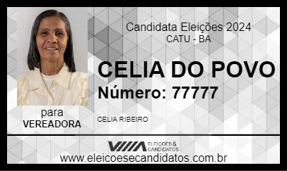 Candidato CELIA DO POVO 2024 - CATU - Eleições