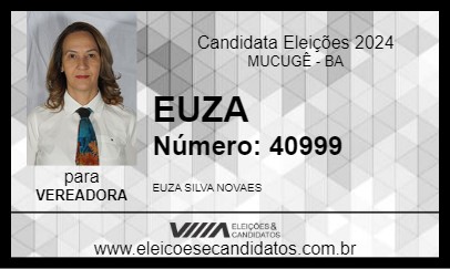 Candidato EUZA 2024 - MUCUGÊ - Eleições