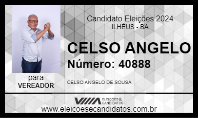 Candidato CELSO ANGELO 2024 - ILHÉUS - Eleições