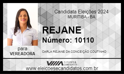 Candidato REJANE 2024 - MURITIBA - Eleições