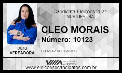 Candidato CLEO MORAIS 2024 - MURITIBA - Eleições