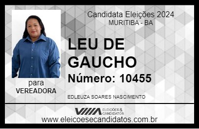 Candidato LEU DE GAUCHO 2024 - MURITIBA - Eleições