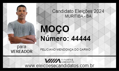 Candidato MOÇO 2024 - MURITIBA - Eleições