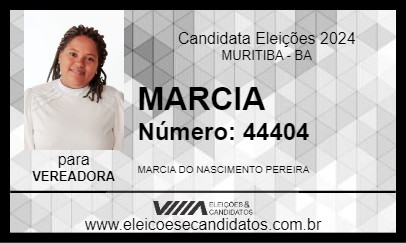 Candidato MARCIA 2024 - MURITIBA - Eleições