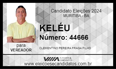 Candidato KELÉU 2024 - MURITIBA - Eleições