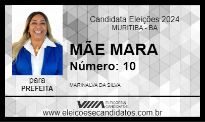 Candidato MÃE MARA 2024 - MURITIBA - Eleições