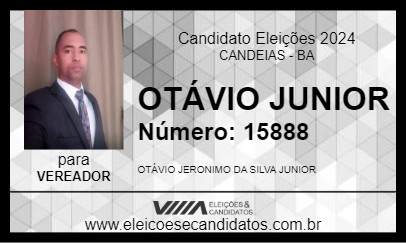 Candidato OTÁVIO JUNIOR 2024 - CANDEIAS - Eleições