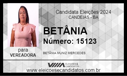 Candidato BETÂNIA 2024 - CANDEIAS - Eleições