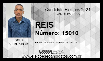 Candidato REIS 2024 - CANDEIAS - Eleições