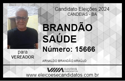 Candidato BRANDÃO SAÚDE 2024 - CANDEIAS - Eleições