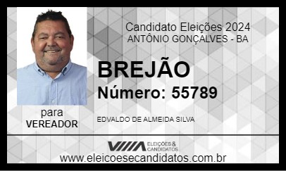 Candidato BREJÃO 2024 - ANTÔNIO GONÇALVES - Eleições