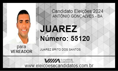 Candidato JUAREZ 2024 - ANTÔNIO GONÇALVES - Eleições