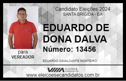 Candidato EDUARDO DE DONA DALVA 2024 - SANTA BRÍGIDA - Eleições