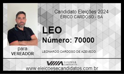 Candidato LEO 2024 - ÉRICO CARDOSO - Eleições