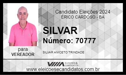 Candidato SILVAR 2024 - ÉRICO CARDOSO - Eleições