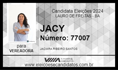 Candidato JACY 2024 - LAURO DE FREITAS - Eleições