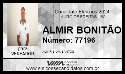 Candidato ALMIR BONITÃO 2024 - LAURO DE FREITAS - Eleições