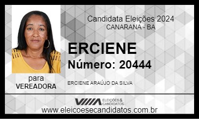 Candidato ERCIENE 2024 - CANARANA - Eleições