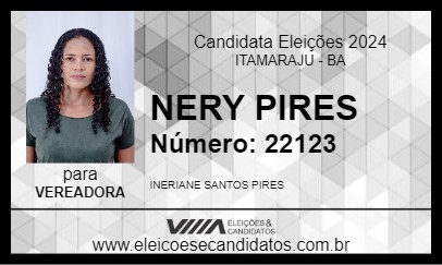 Candidato NERY PIRES 2024 - ITAMARAJU - Eleições