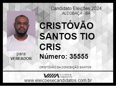 Candidato CRISTÓVÃO SANTOS TIO CRIS 2024 - ALCOBAÇA - Eleições