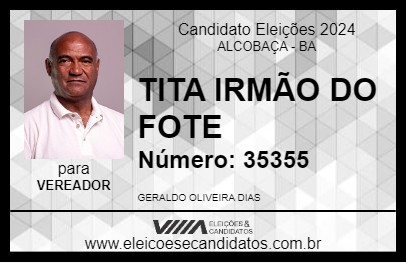 Candidato TITA IRMÃO DO FOTE 2024 - ALCOBAÇA - Eleições