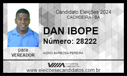 Candidato DAN IBOPE 2024 - CACHOEIRA - Eleições