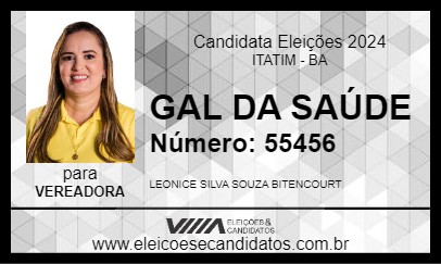 Candidato GAL DA SAÚDE 2024 - ITATIM - Eleições