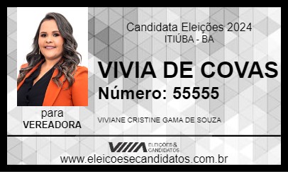 Candidato VIVIA DE COVAS 2024 - ITIÚBA - Eleições