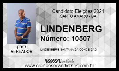 Candidato LINDENBERG 2024 - SANTO AMARO - Eleições