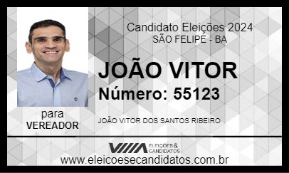 Candidato JOÃO VITOR 2024 - SÃO FELIPE - Eleições