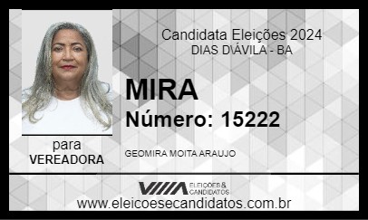 Candidato MIRA 2024 - DIAS D\ÁVILA - Eleições