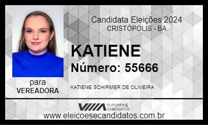 Candidato KATIENE 2024 - CRISTÓPOLIS - Eleições