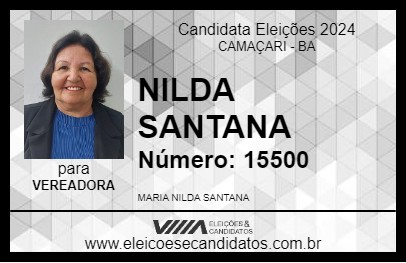 Candidato NILDA SANTANA 2024 - CAMAÇARI - Eleições