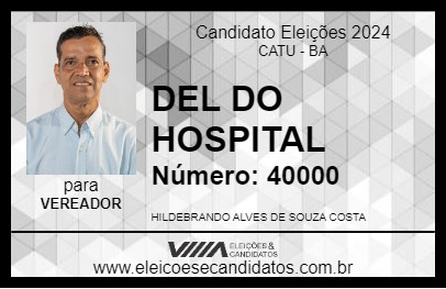 Candidato DEL 2024 - CATU - Eleições