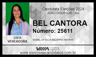 Candidato BEL CANTORA 2024 - JOÃO DOURADO - Eleições