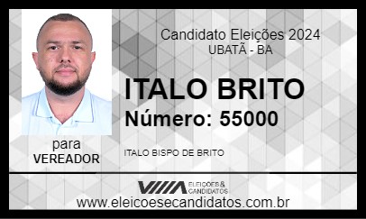 Candidato ITALO BRITO 2024 - UBATÃ - Eleições