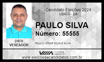 Candidato PAULO SILVA 2024 - UBATÃ - Eleições