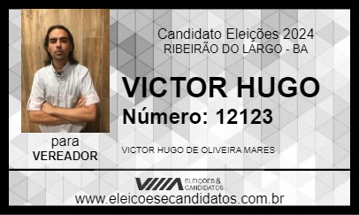 Candidato VICTOR HUGO 2024 - RIBEIRÃO DO LARGO - Eleições