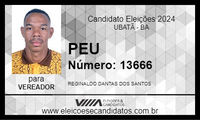 Candidato PEU 2024 - UBATÃ - Eleições