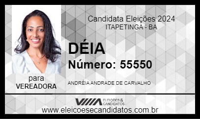 Candidato DÉIA 2024 - ITAPETINGA - Eleições