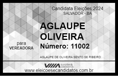 Candidato AGLAUPE OLIVEIRA 2024 - SALVADOR - Eleições