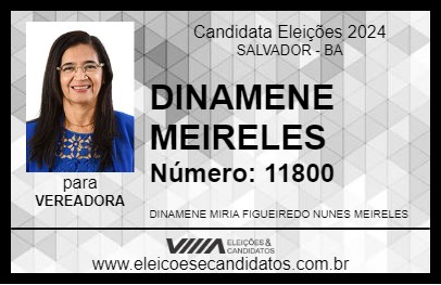 Candidato DINAMENE MEIRELES 2024 - SALVADOR - Eleições