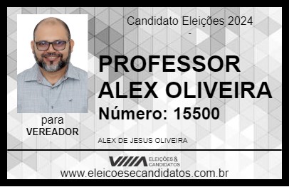 Candidato PROFESSOR ALEX OLIVEIRA 2024 - CRUZ DAS ALMAS - Eleições