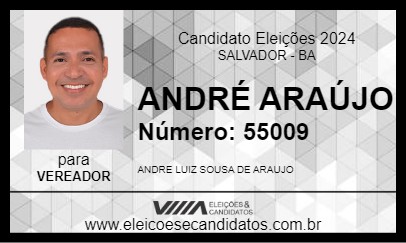 Candidato ANDRÉ ARAÚJO 2024 - SALVADOR - Eleições